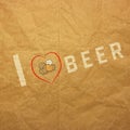 I love beer badges logos and labels for any use Royalty Free Stock Photo