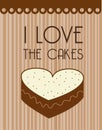 I love the cakes