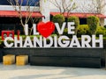 I love Chandigarh, Elante, Punjab Royalty Free Stock Photo