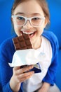 I love chocolate ... Royalty Free Stock Photo