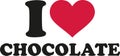 I love chocolate Royalty Free Stock Photo