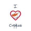 I love Cyprus t-shirt design.