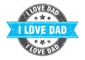 i love dad stamp Royalty Free Stock Photo