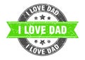 i love dad stamp Royalty Free Stock Photo