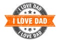 i love dad stamp Royalty Free Stock Photo