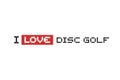 I love disc golf message Royalty Free Stock Photo