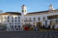 I love Elvas Praca da Republica Plaza in Alentejo, Portugal Royalty Free Stock Photo