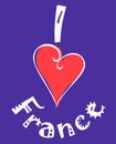 I love France background