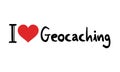 I love geocaching symbol