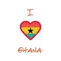 I love Ghana t-shirt design.