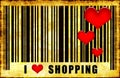 I Love Heart Shopping Royalty Free Stock Photo