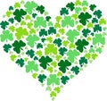 I love Ireland Shamrock Heart