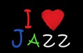 I love jazz on redthea blackbord.