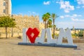 I love Jerusalem sign in Israel Royalty Free Stock Photo