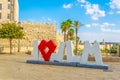 I love Jerusalem sign in Israel Royalty Free Stock Photo