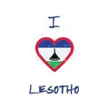 I love Lesotho t-shirt design.