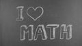 I love math.