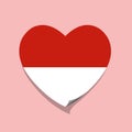 I love Monaco flag heart