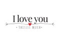 I love you this much, Wall Decals, I love you so much, Wording Design