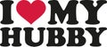 I love my hubby Royalty Free Stock Photo