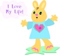 I Love My Life Rabbit