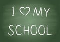 I love my school Royalty Free Stock Photo