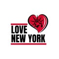 i love new york, Concept with Statue of Liberty. Good for scrap booking, posters, textiles, gifts, travel sets Royalty Free Stock Photo