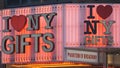 I love New York neon sign - NEW YORK, USA - DECEMBER 4, 2018 Royalty Free Stock Photo