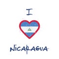 I love Nicaragua t-shirt design.