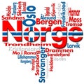 I Love Norge (Norway) Royalty Free Stock Photo