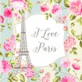 I love Paris card.