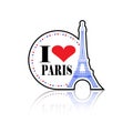 I Love Paris Label