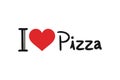 I love pizza symbol