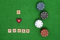 I love poker concept