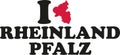 I love Rhineland-Palatinate with map german