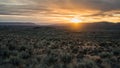 I Love Sagebrush and Sunsets! Royalty Free Stock Photo