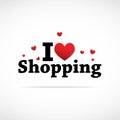 I Love Shopping icon.