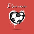 I love soccer Royalty Free Stock Photo