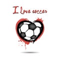 I love soccer Royalty Free Stock Photo