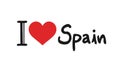 I love Spain symbol