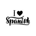 I love Spanish lettering card.
