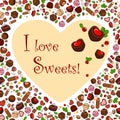 I love sweets!