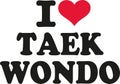 I love taekwondo