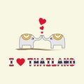 I love Thailand5 Royalty Free Stock Photo
