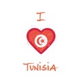 I love Tunisia t-shirt design.