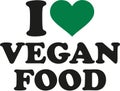 I love vegan food
