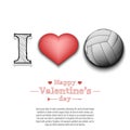 I love volleyball. Happy Valentines Day