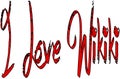 I Love Wikiki text illustration Royalty Free Stock Photo