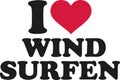 I love windsurfing (german)