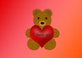I love you bear Royalty Free Stock Photo